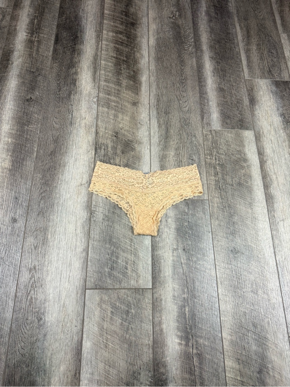 Aerie Tan Lace Cheeky Underwear